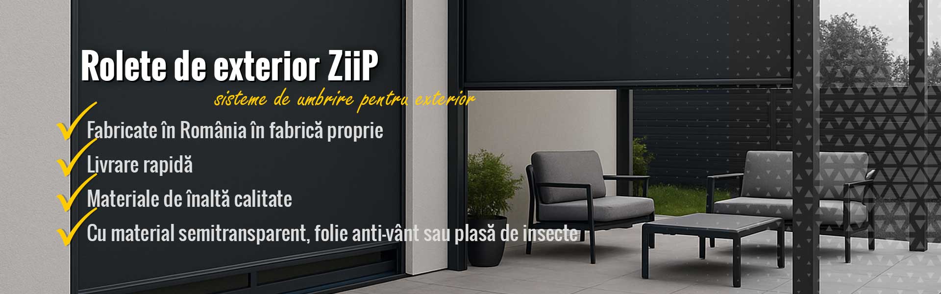 Rolete exterior Ziip